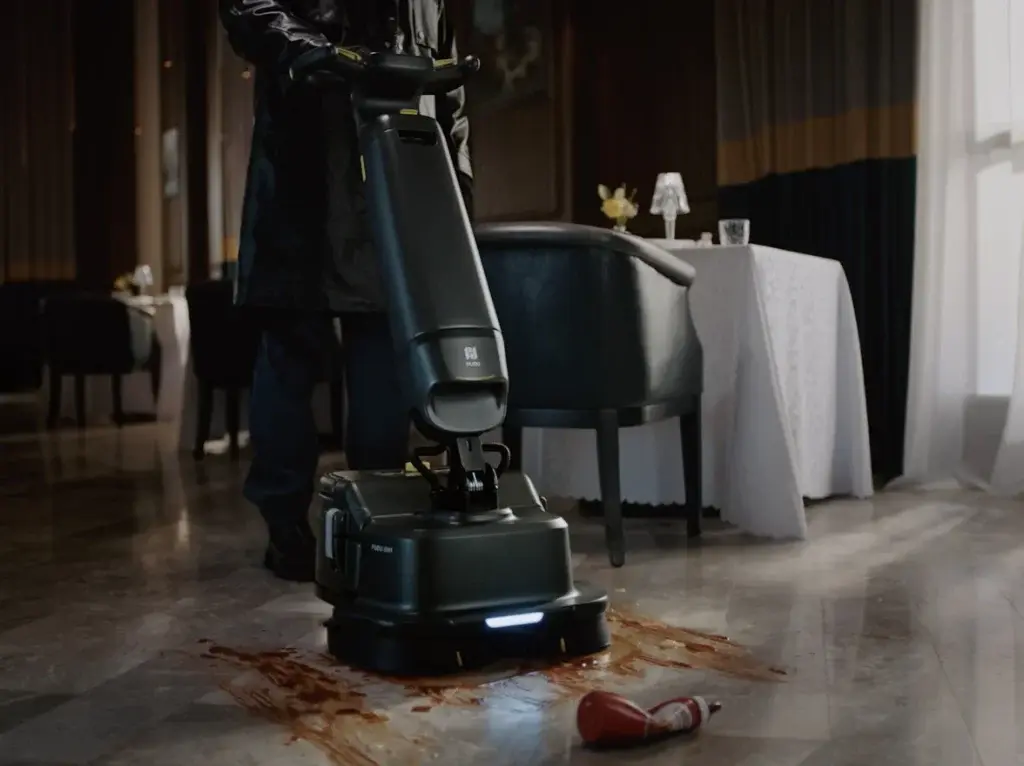 PUDU SH1 – Intelligent and Compact Electric Scrubber-Dryer
